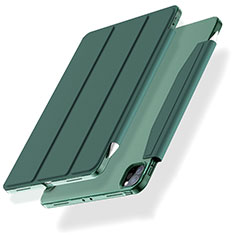 Handytasche Stand Schutzhülle Flip Leder Hülle L01 für Apple iPad Pro 11 (2021) Grün