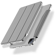 Handytasche Stand Schutzhülle Flip Leder Hülle L01 für Apple iPad Pro 11 (2021) Silber