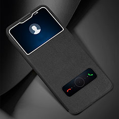 Handytasche Stand Schutzhülle Flip Leder Hülle L01 für Huawei Enjoy 10 Plus Schwarz