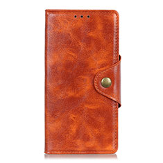 Handytasche Stand Schutzhülle Flip Leder Hülle L01 für Huawei Enjoy 10S Orange