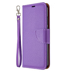 Handytasche Stand Schutzhülle Flip Leder Hülle L01 für Huawei Honor 9C Violett
