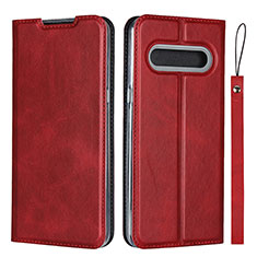 Handytasche Stand Schutzhülle Flip Leder Hülle L01 für LG V60 ThinQ 5G Rot