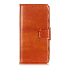 Handytasche Stand Schutzhülle Flip Leder Hülle L01 für Motorola Moto G Fast Orange