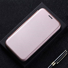 Handytasche Stand Schutzhülle Flip Leder Hülle L01 für Oppo A53s Rosegold