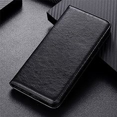 Handytasche Stand Schutzhülle Flip Leder Hülle L01 für Oppo A93 Schwarz