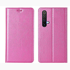 Handytasche Stand Schutzhülle Flip Leder Hülle L01 für Realme X50t 5G Rosa