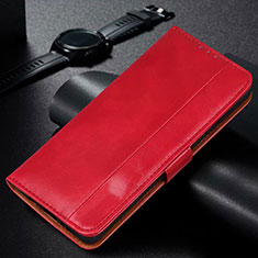 Handytasche Stand Schutzhülle Flip Leder Hülle L01 für Samsung Galaxy M21 Rot