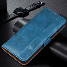 Handytasche Stand Schutzhülle Flip Leder Hülle L01 für Samsung Galaxy M30s Blau