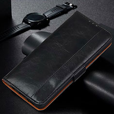 Handytasche Stand Schutzhülle Flip Leder Hülle L01 für Samsung Galaxy M30s Schwarz