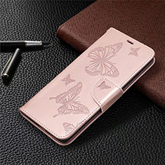 Handytasche Stand Schutzhülle Flip Leder Hülle L01 für Samsung Galaxy S20 FE 5G Rosegold