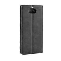 Handytasche Stand Schutzhülle Flip Leder Hülle L01 für Sony Xperia 8 Lite Schwarz