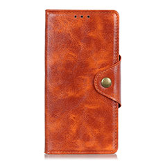 Handytasche Stand Schutzhülle Flip Leder Hülle L01 für Xiaomi Redmi Note 9S Orange