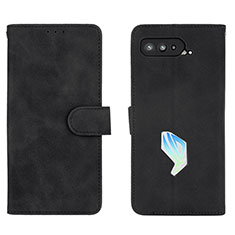 Handytasche Stand Schutzhülle Flip Leder Hülle L01Z für Asus ROG Phone 5 Pro Schwarz