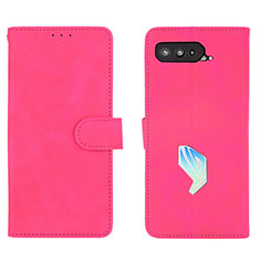 Handytasche Stand Schutzhülle Flip Leder Hülle L01Z für Asus ROG Phone 5 ZS673KS Pink