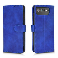 Handytasche Stand Schutzhülle Flip Leder Hülle L01Z für Asus ROG Phone 6 Blau