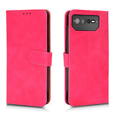 Handytasche Stand Schutzhülle Flip Leder Hülle L01Z für Asus ROG Phone 6 Pink