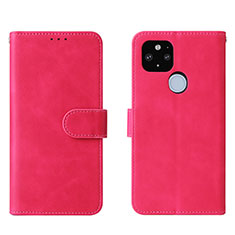 Handytasche Stand Schutzhülle Flip Leder Hülle L01Z für Google Pixel 5a 5G Pink