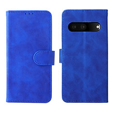 Handytasche Stand Schutzhülle Flip Leder Hülle L01Z für Google Pixel 7 5G Blau