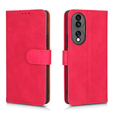 Handytasche Stand Schutzhülle Flip Leder Hülle L01Z für Huawei Honor 70 5G Pink