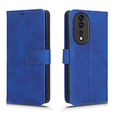 Handytasche Stand Schutzhülle Flip Leder Hülle L01Z für Huawei Honor 80 5G Blau