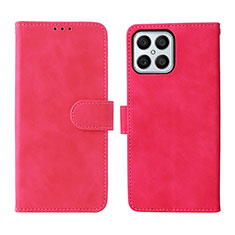 Handytasche Stand Schutzhülle Flip Leder Hülle L01Z für Huawei Honor X8 4G Pink