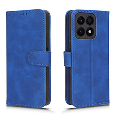 Handytasche Stand Schutzhülle Flip Leder Hülle L01Z für Huawei Honor X8a 4G Blau