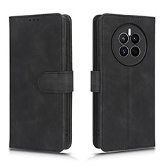 Handytasche Stand Schutzhülle Flip Leder Hülle L01Z für Huawei Mate 50 Schwarz