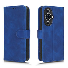 Handytasche Stand Schutzhülle Flip Leder Hülle L01Z für Huawei Nova 11 Blau