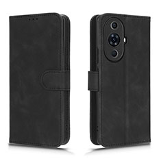 Handytasche Stand Schutzhülle Flip Leder Hülle L01Z für Huawei Nova 11 Pro Schwarz