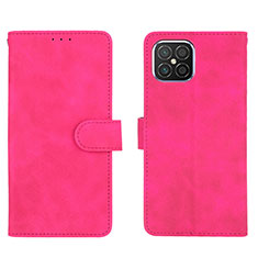 Handytasche Stand Schutzhülle Flip Leder Hülle L01Z für Huawei Nova 8 SE 4G Pink