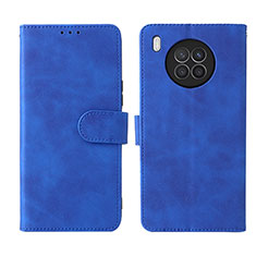 Handytasche Stand Schutzhülle Flip Leder Hülle L01Z für Huawei Nova 8i Blau