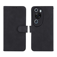 Handytasche Stand Schutzhülle Flip Leder Hülle L01Z für Huawei P60 Art Schwarz