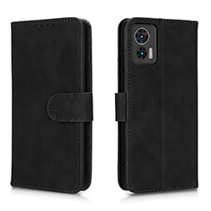 Handytasche Stand Schutzhülle Flip Leder Hülle L01Z für Motorola Moto Edge 30 Lite 5G Schwarz