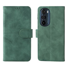 Handytasche Stand Schutzhülle Flip Leder Hülle L01Z für Motorola Moto Edge 30 Pro 5G Grün