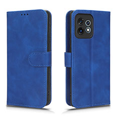 Handytasche Stand Schutzhülle Flip Leder Hülle L01Z für Motorola Moto Edge 40 Pro 5G Blau