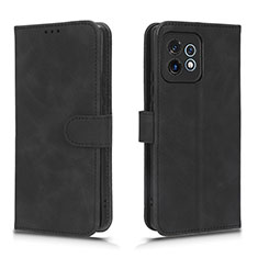 Handytasche Stand Schutzhülle Flip Leder Hülle L01Z für Motorola Moto Edge Plus (2023) 5G Schwarz