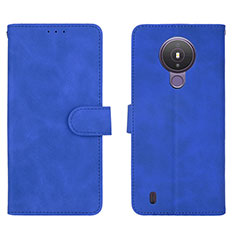 Handytasche Stand Schutzhülle Flip Leder Hülle L01Z für Nokia 1.4 Blau