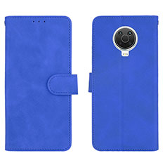 Handytasche Stand Schutzhülle Flip Leder Hülle L01Z für Nokia 6.3 Blau