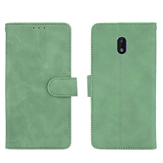 Handytasche Stand Schutzhülle Flip Leder Hülle L01Z für Nokia C01 Plus Grün
