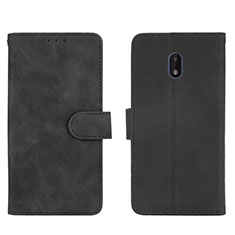 Handytasche Stand Schutzhülle Flip Leder Hülle L01Z für Nokia C01 Plus Schwarz