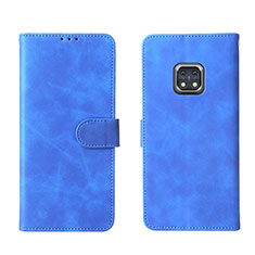 Handytasche Stand Schutzhülle Flip Leder Hülle L01Z für Nokia XR20 Blau