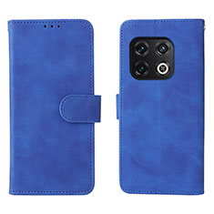 Handytasche Stand Schutzhülle Flip Leder Hülle L01Z für OnePlus 10 Pro 5G Blau