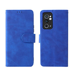 Handytasche Stand Schutzhülle Flip Leder Hülle L01Z für OnePlus 9RT 5G Blau