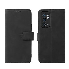 Handytasche Stand Schutzhülle Flip Leder Hülle L01Z für OnePlus 9RT 5G Schwarz