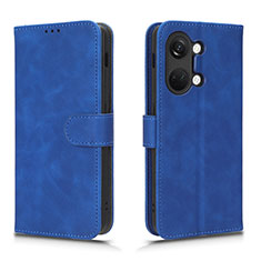 Handytasche Stand Schutzhülle Flip Leder Hülle L01Z für OnePlus Ace 2V 5G Blau