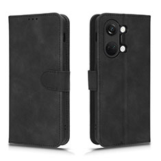 Handytasche Stand Schutzhülle Flip Leder Hülle L01Z für OnePlus Ace 2V 5G Schwarz