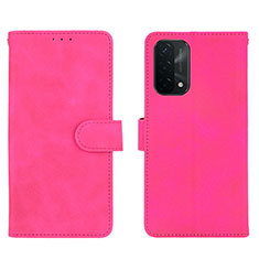 Handytasche Stand Schutzhülle Flip Leder Hülle L01Z für OnePlus Nord N200 5G Pink