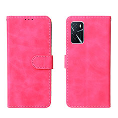 Handytasche Stand Schutzhülle Flip Leder Hülle L01Z für Oppo A54s Pink