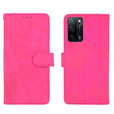 Handytasche Stand Schutzhülle Flip Leder Hülle L01Z für Oppo A55 5G Pink