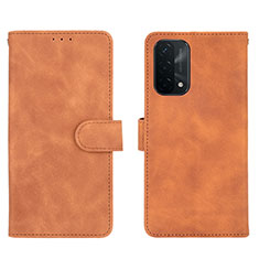 Handytasche Stand Schutzhülle Flip Leder Hülle L01Z für Oppo A93 5G Braun